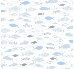 Heyda Designkarton "Hotfoil", Fischschwarm