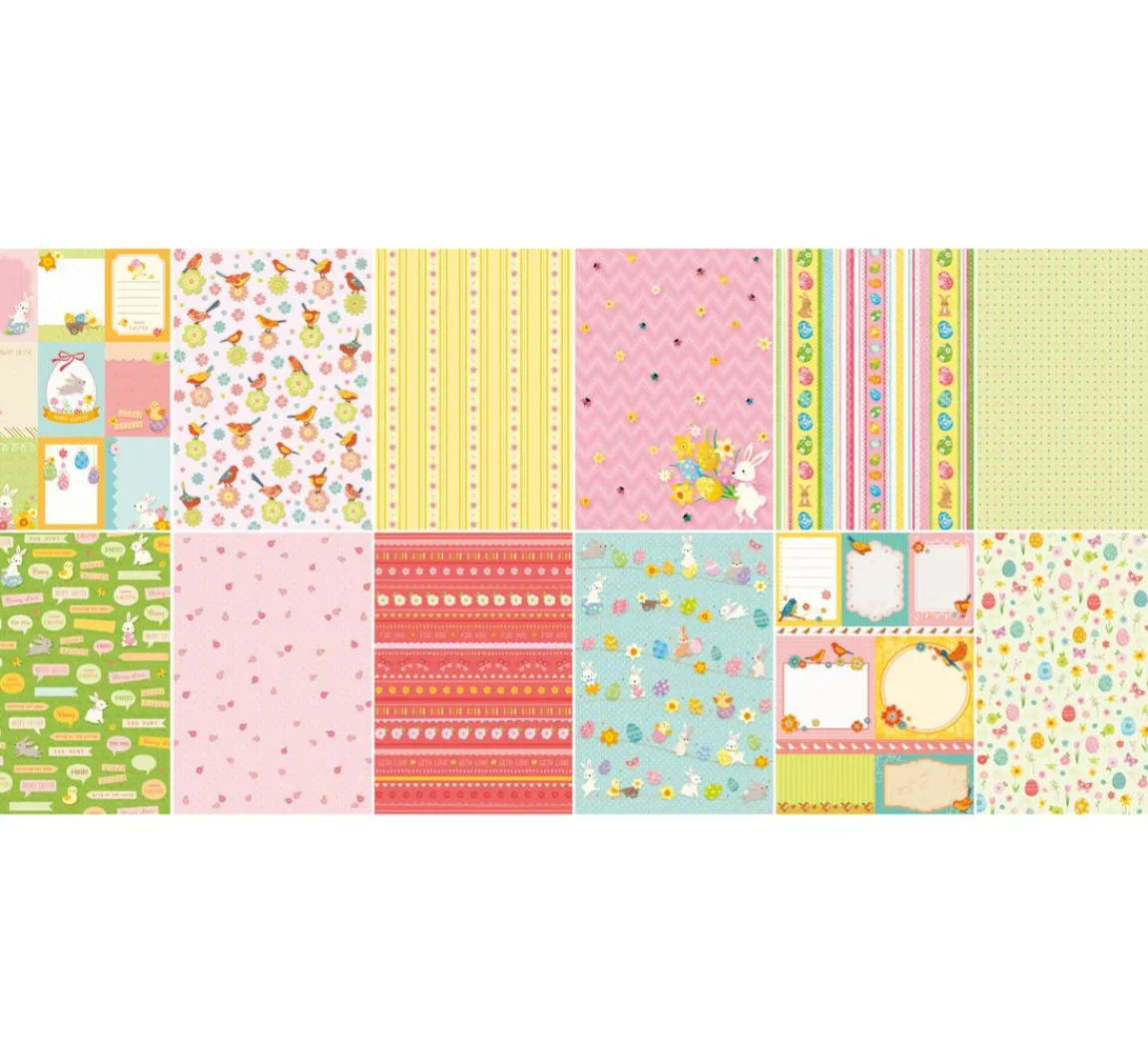Outlet folia Designpapierblock "Frühjahr / Ostern"