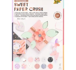 folia Designpapierblock "Sweet Paper Crush Hotfoil & Glitter"