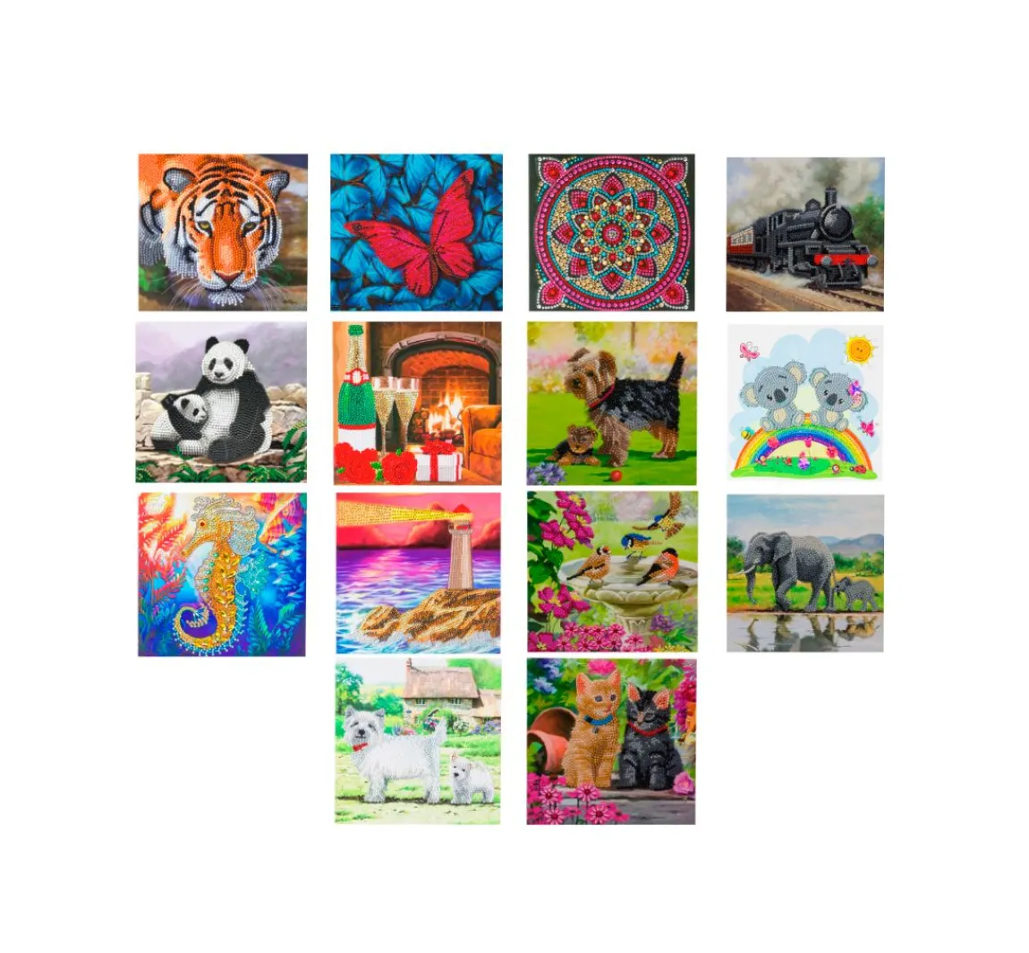 Outlet Craft Buddy Diamond Painting "Crystal Art Card"