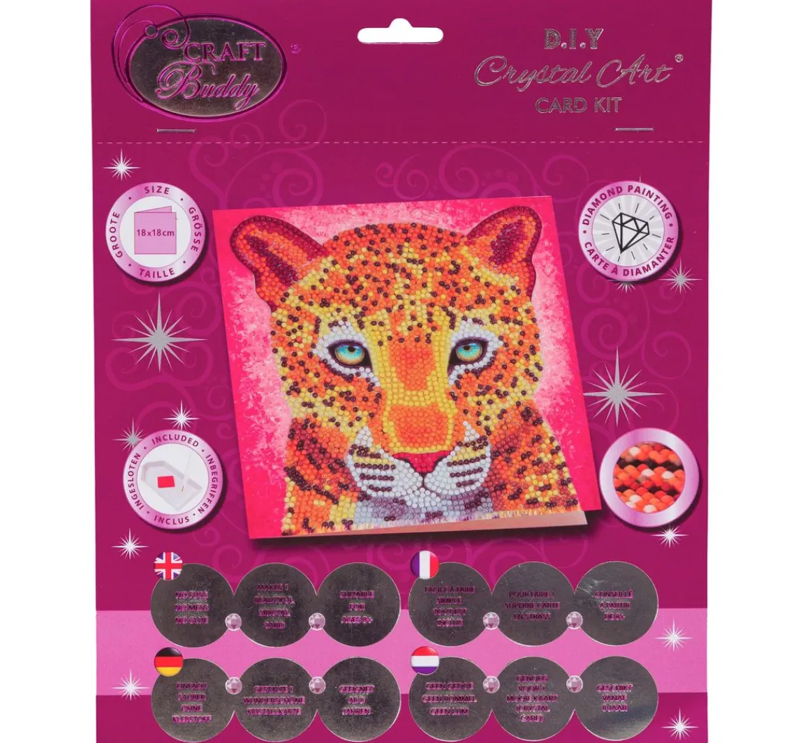 Outlet Craft Buddy Diamond Painting "Crystal Art Card"