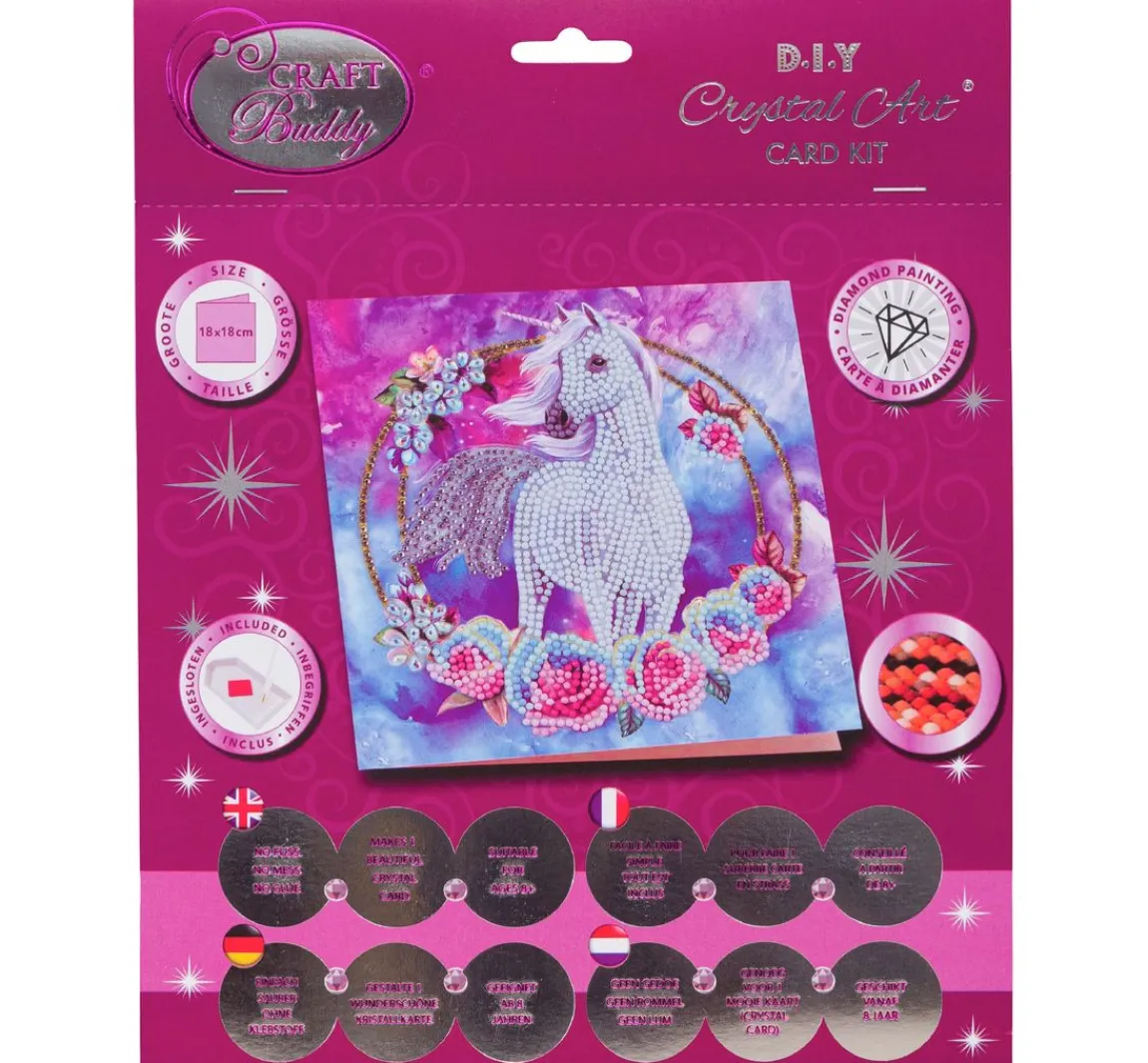 Outlet Craft Buddy Diamond Painting "Crystal Art Card"