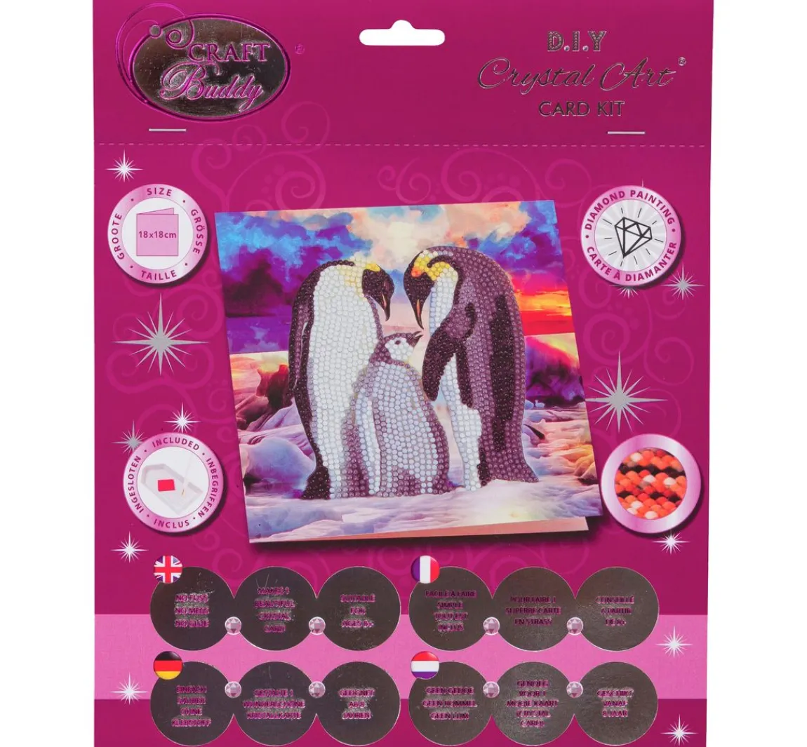 Outlet Craft Buddy Diamond Painting "Crystal Art Card"