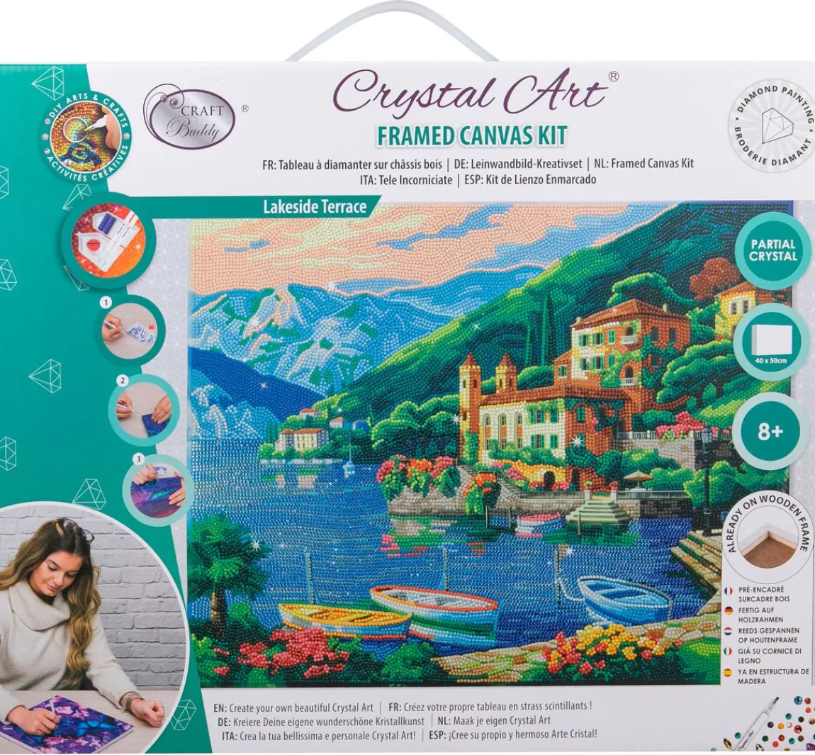 Outlet Craft Buddy Diamond Painting "Crystal Art Kit", 40 x 50 cm