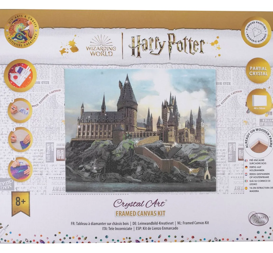 Outlet Craft Buddy Diamond Painting "Crystal Art Kit", 40 x 50 cm