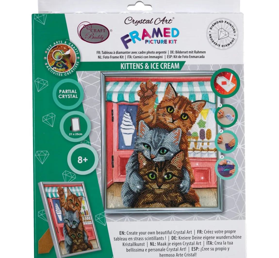 Discount Craft Buddy Diamond Painting "Picture Frame Crystal Art"