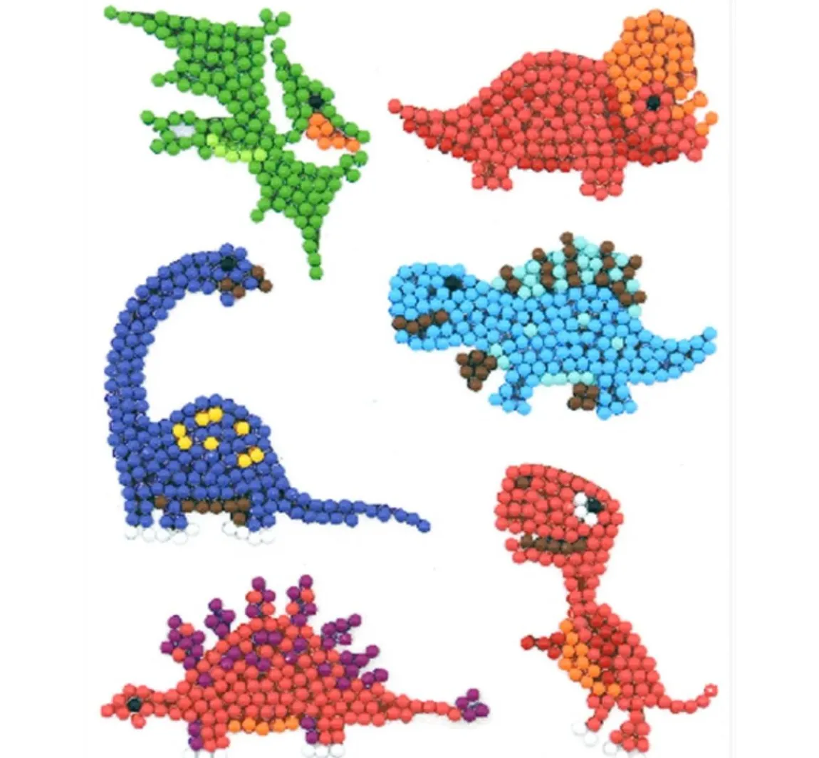 Clearance PRACHT Diamond Painting Sticker Bastelset "Dinos"