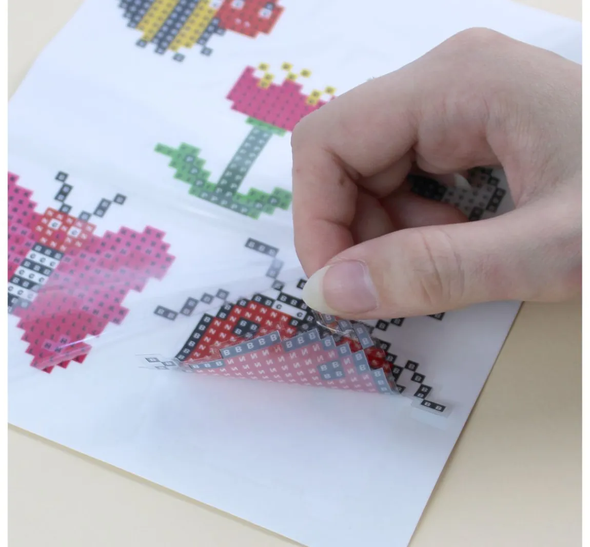 Clearance PRACHT Diamond Painting Sticker Bastelset "Dinos"