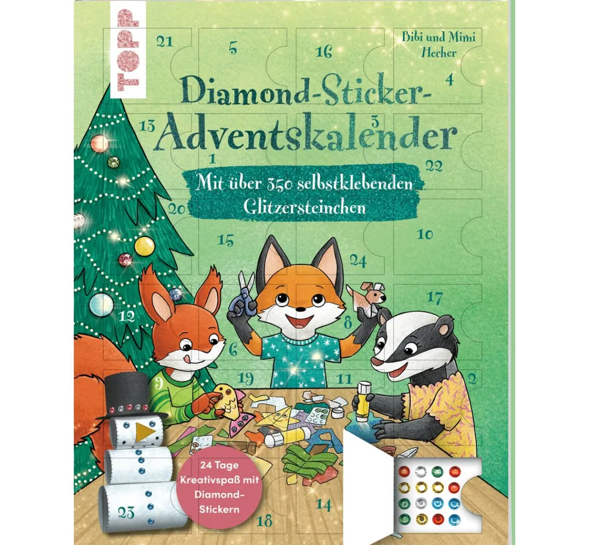 Discount Topp Diamond-Sticker-Adventskalender