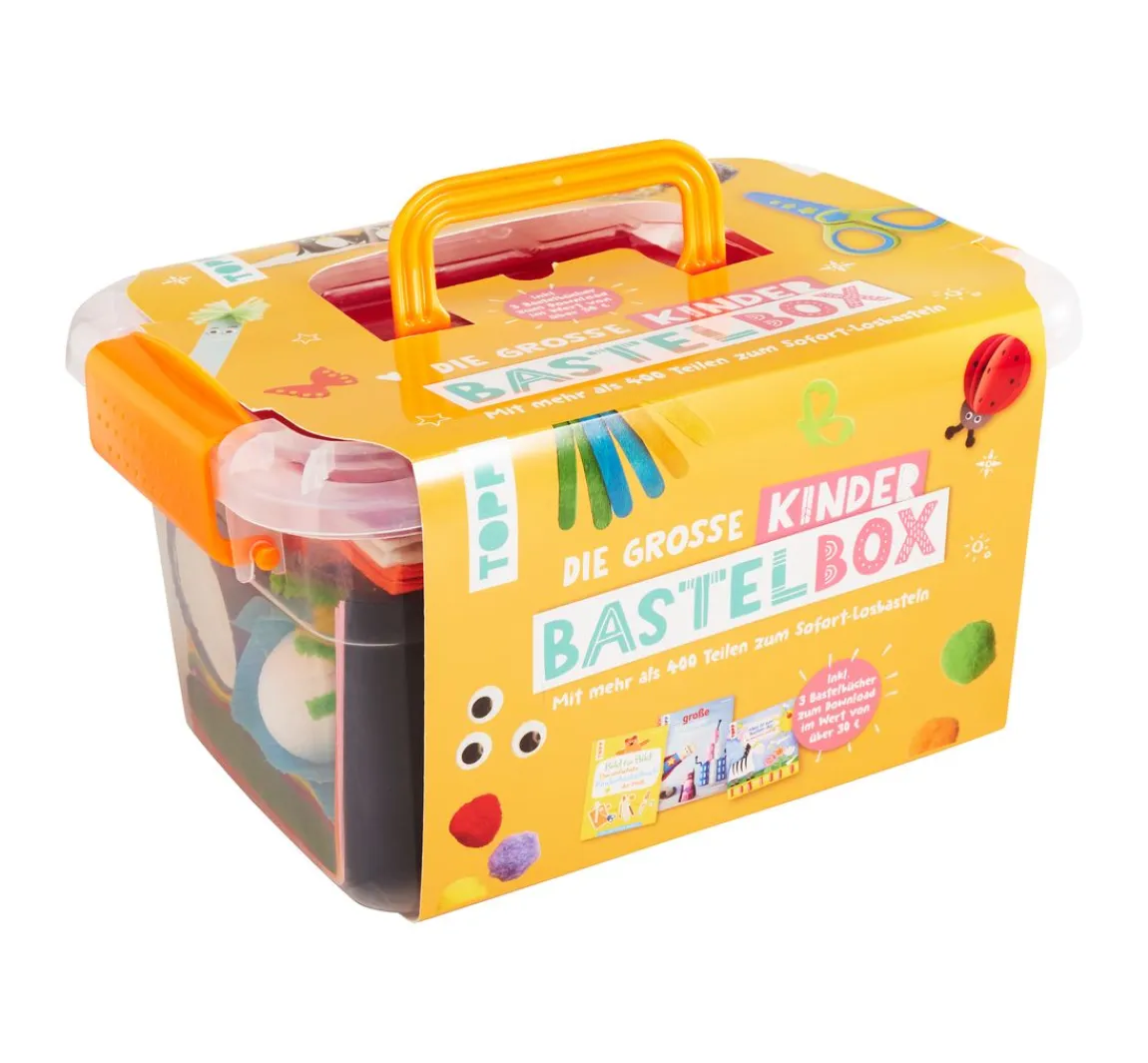 Clearance Topp Die große Kinderbastelbox mit 3 Bastelbüchern zum Downloaden