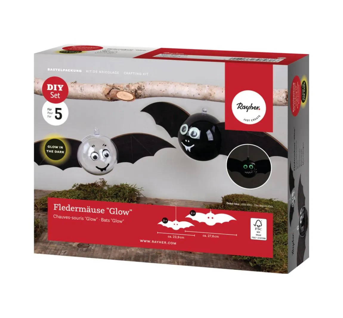 Best Rayher DIY-Bastelset "Fledermäuse"