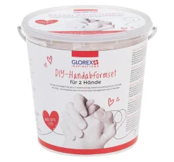 GLOREX DIY-Handabformset für 2 Hände