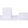 Hot Craft UK Limited Doppelkarten mit Umschlägen "Weiß", 12,5 x 12,5 cm, 50 Stück