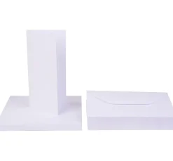 Clearance Craft UK Limited Doppelkarten mit Umschlägen "DIN Lang", 50 Stück