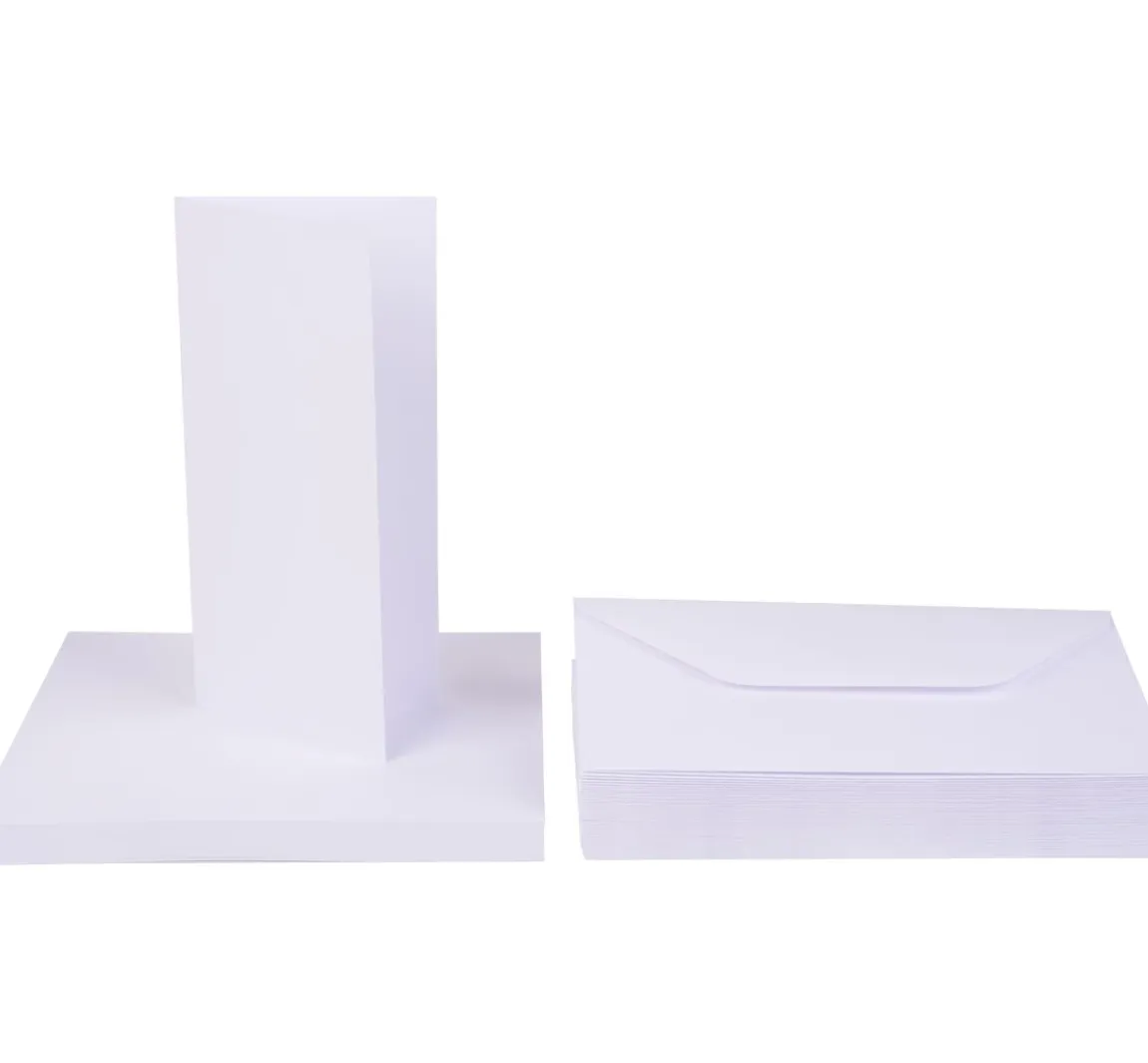 Clearance Craft UK Limited Doppelkarten mit Umschlägen "DIN Lang", 50 Stück