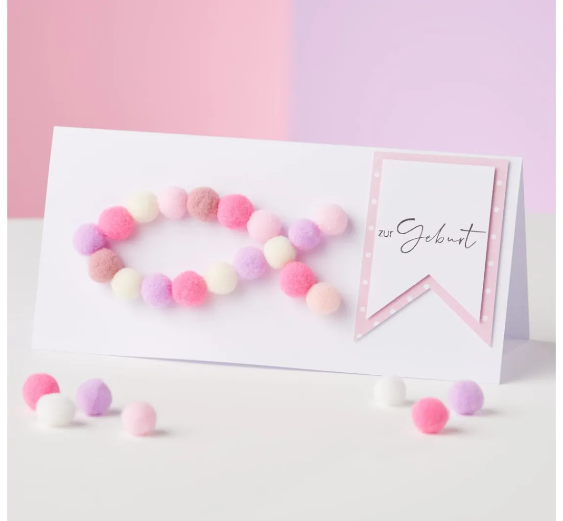 Clearance Craft UK Limited Doppelkarten mit Umschlägen "DIN Lang", 50 Stück