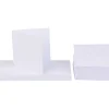 New Craft UK Limited Doppelkarten mit Umschlägen "Weiß", 10 x 10 cm, 50 Stück
