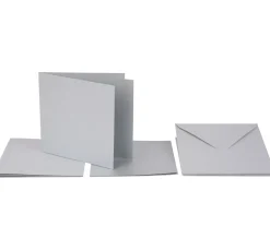 Best folia Doppelkarten mit Umschlägen und Einlegeblättern, 13,5 x 13,5 cm, 220g/m²