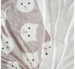 Outlet VBS Marktplatz Double-Fleece-Stoff "Katze"