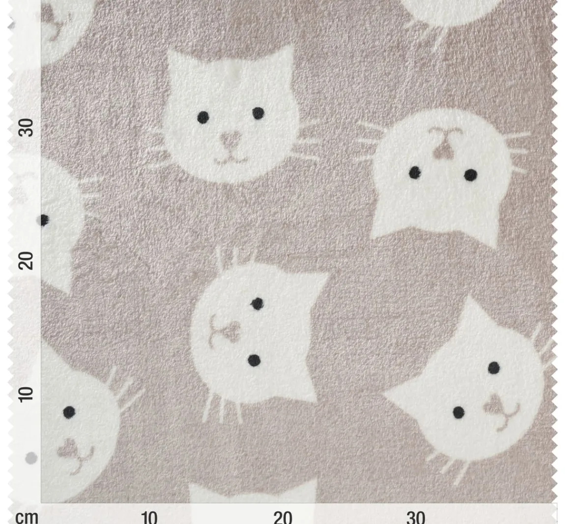 Outlet VBS Marktplatz Double-Fleece-Stoff "Katze"
