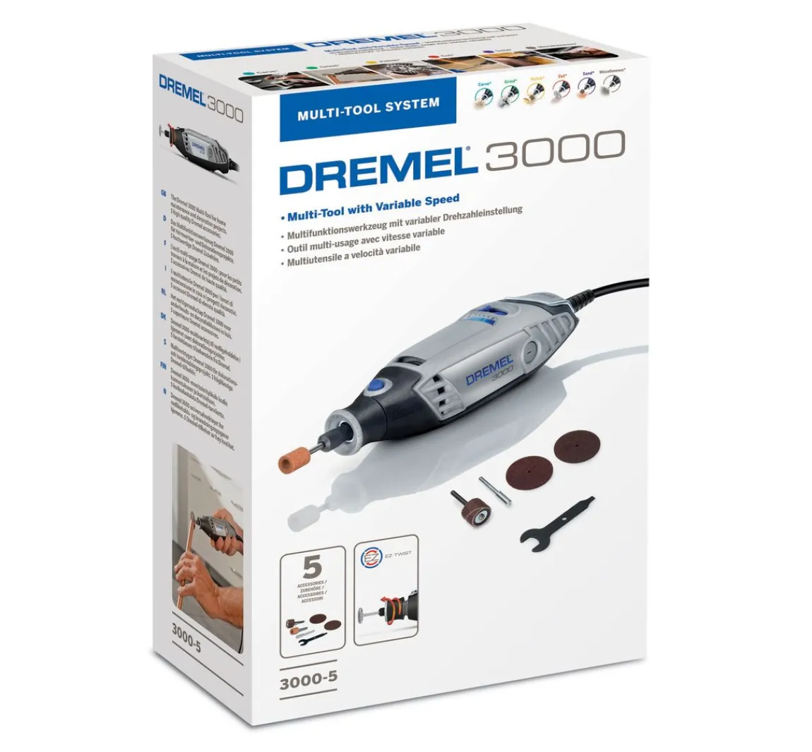 Outlet DREMEL 3000, inkl. 5-tlg. Zubehör