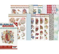 Discount FINDit 3D-Stanzbogenbuch "Christmas Baubles"