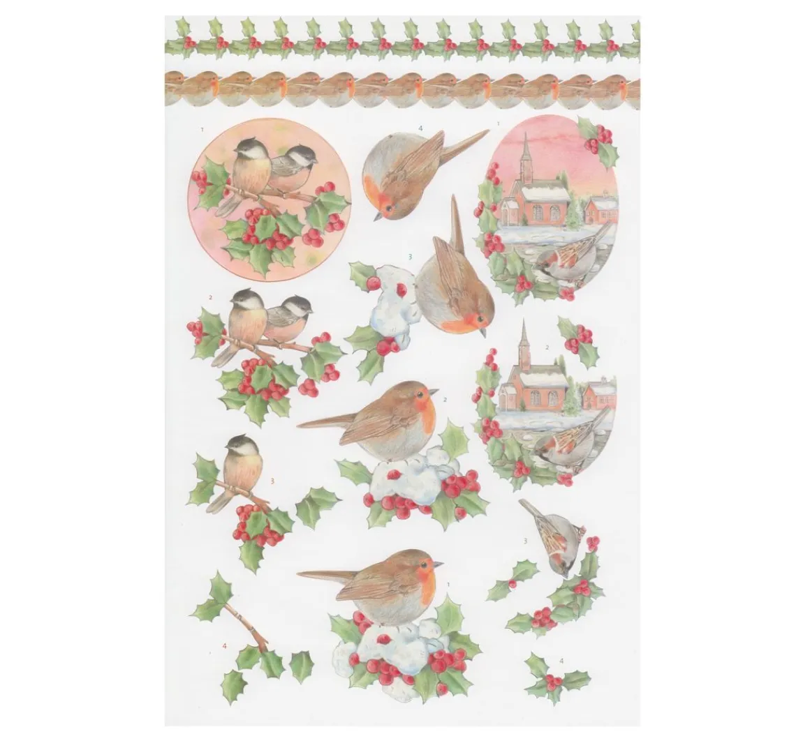 Discount FINDit 3D-Stanzbogenbuch "Christmas Baubles"