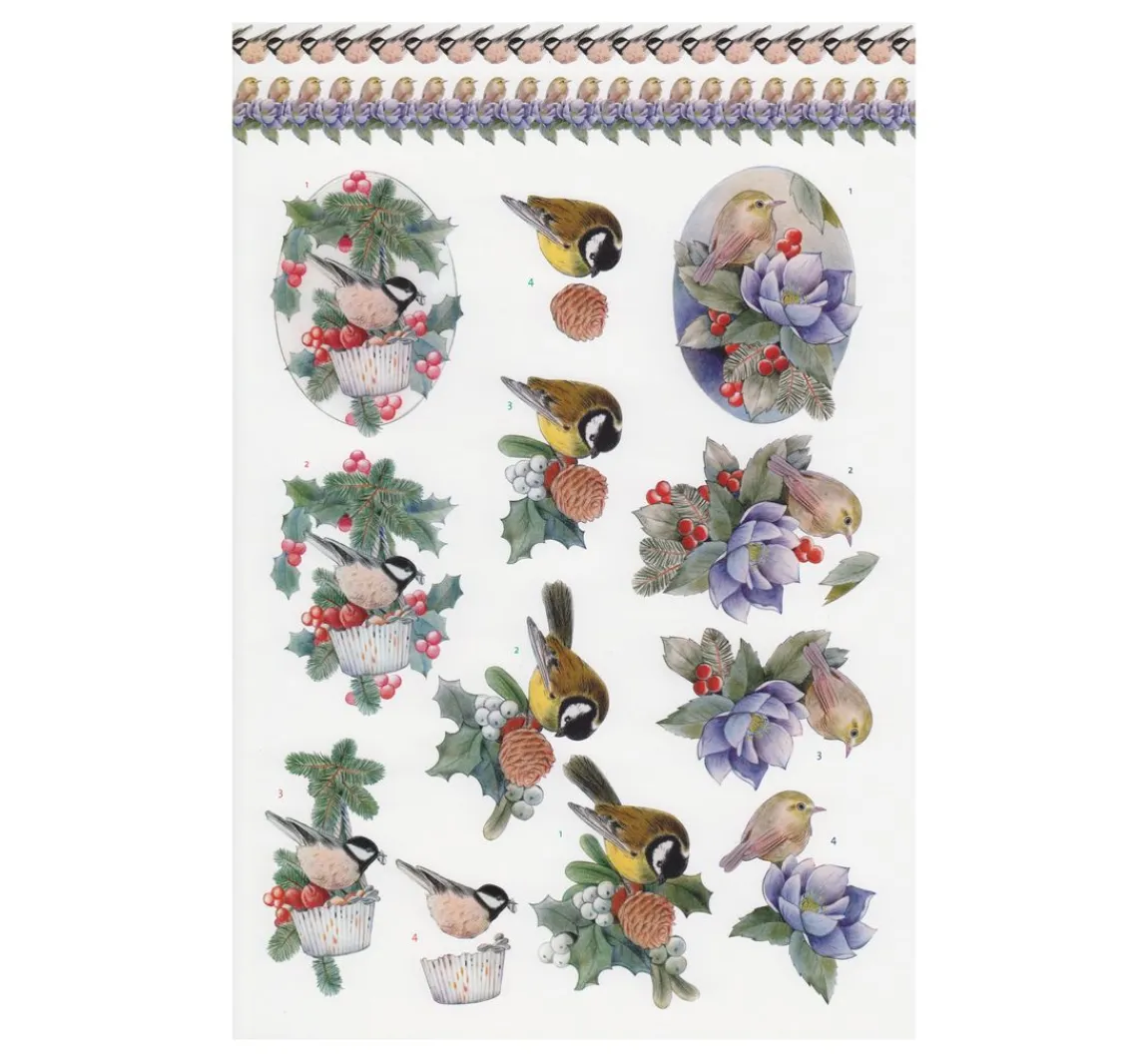 Discount FINDit 3D-Stanzbogenbuch "Christmas Baubles"