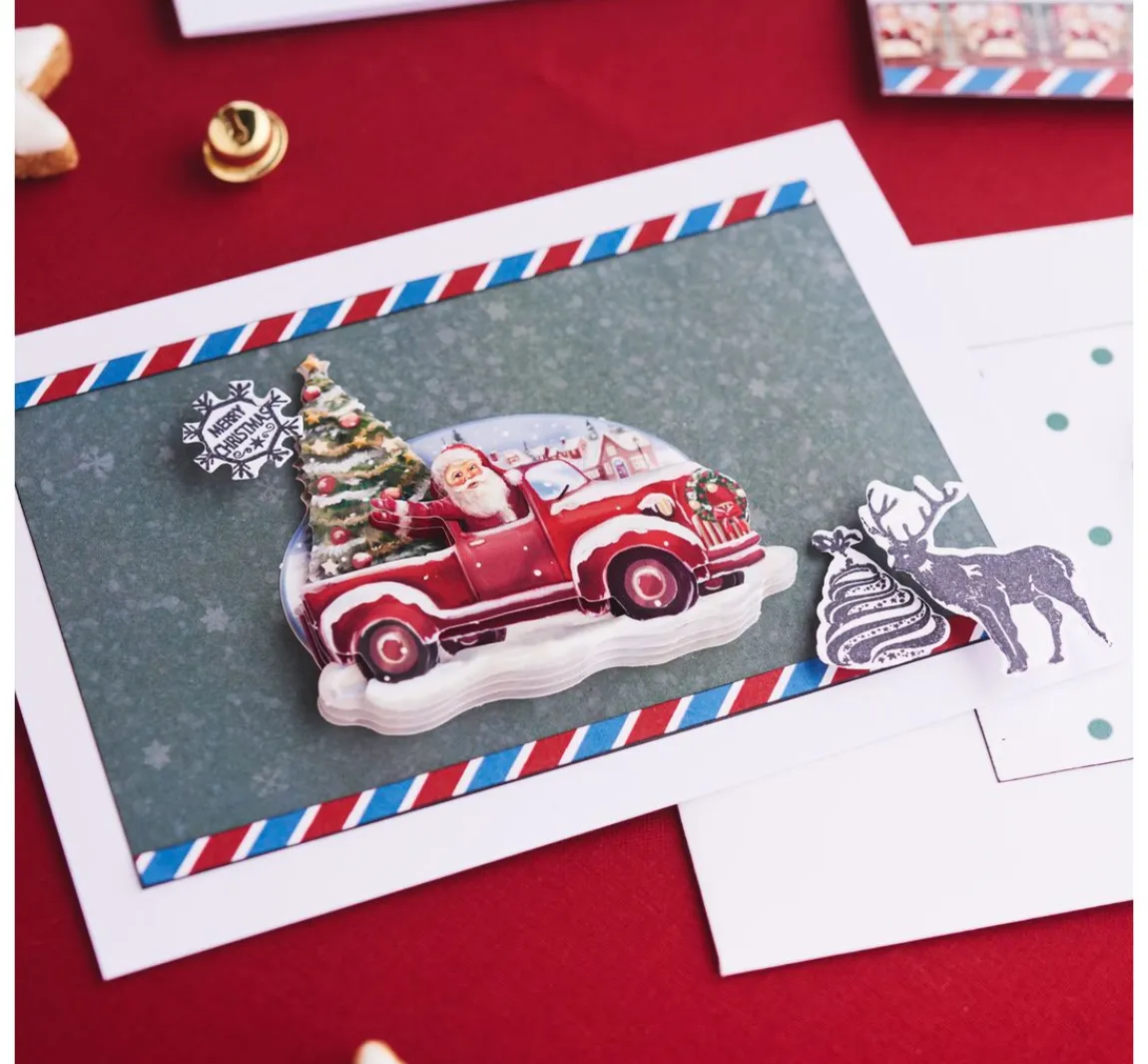 Discount FINDit 3D-Stanzbogenbuch "Christmas Baubles"