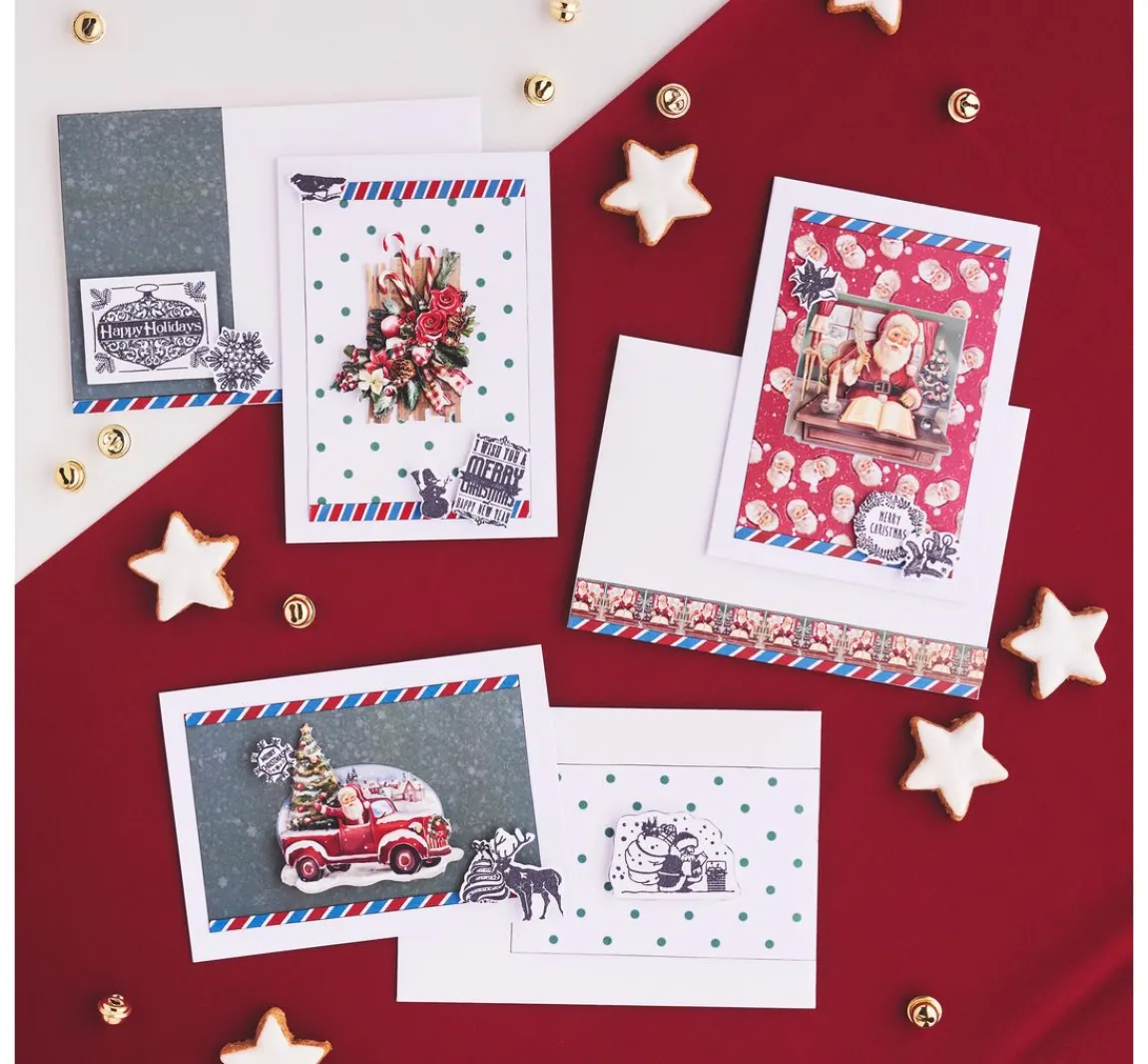 Discount FINDit 3D-Stanzbogenbuch "Christmas Baubles"