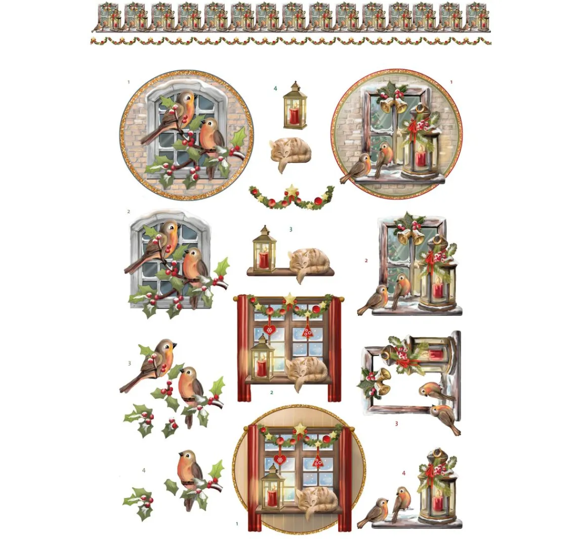 Best FINDit 3D-Stanzbogenbuch "Christmas Scenes"