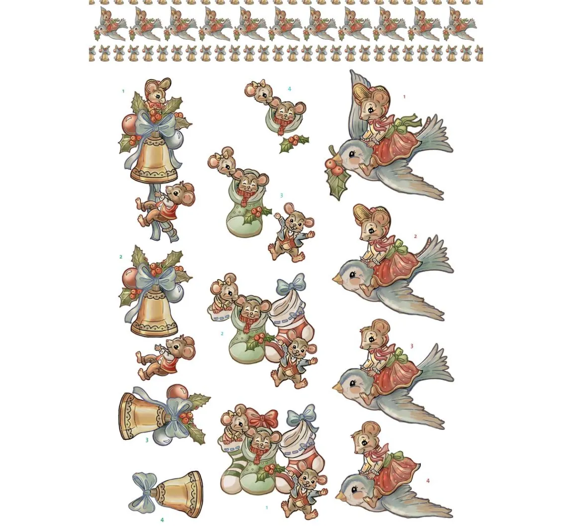 Best FINDit 3D-Stanzbogenbuch "Christmas Scenes"