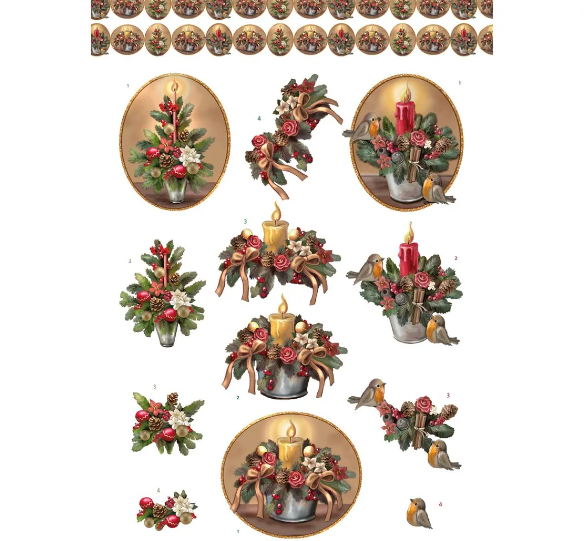 Best FINDit 3D-Stanzbogenbuch "Christmas Scenes"
