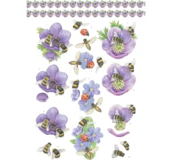 Hot FINDit 3D-Stanzbogenbuch "Spring Animals"