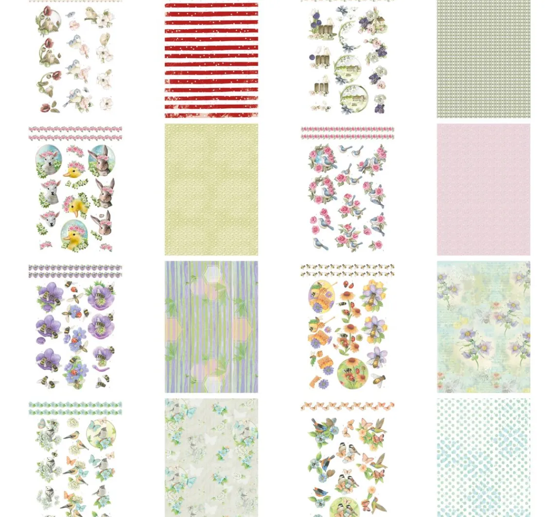 Hot FINDit 3D-Stanzbogenbuch "Spring Animals"