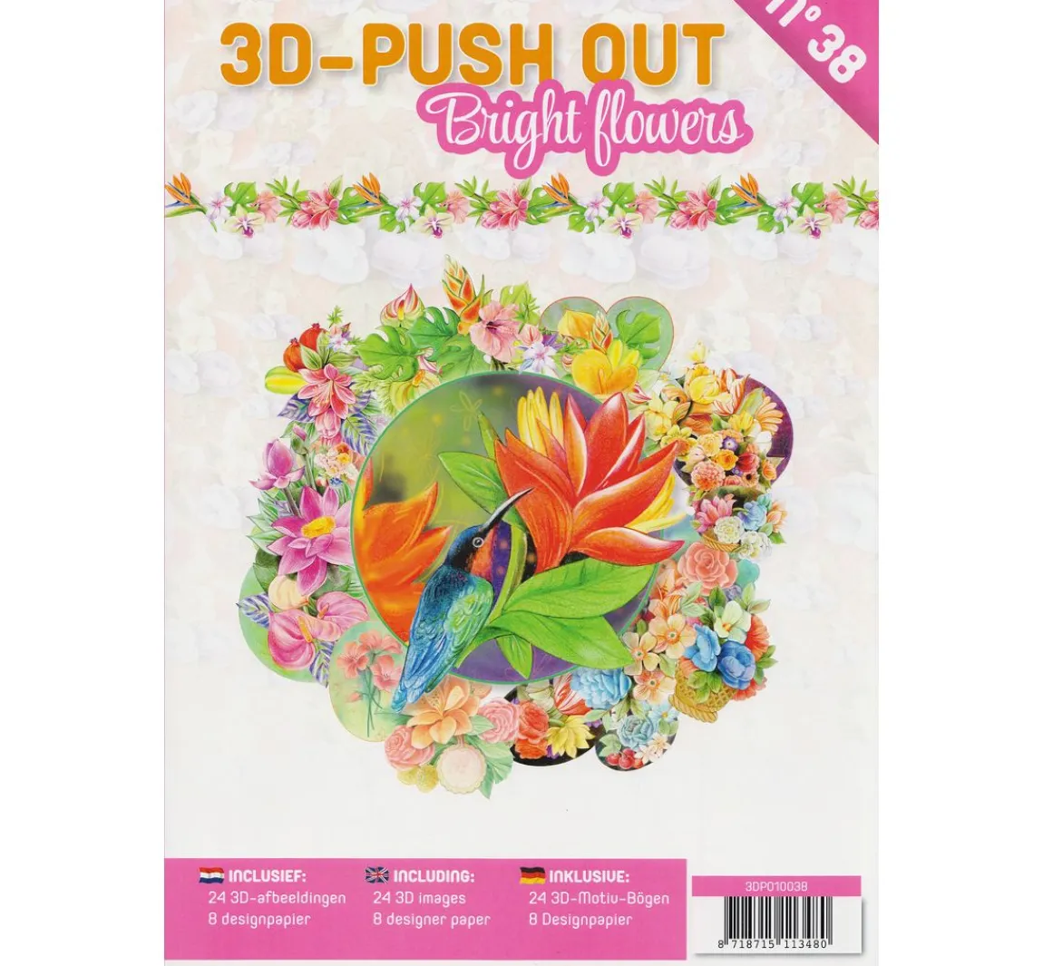 Clearance FINDit 3D-Stanzbogenbuch "Urban Flowers"