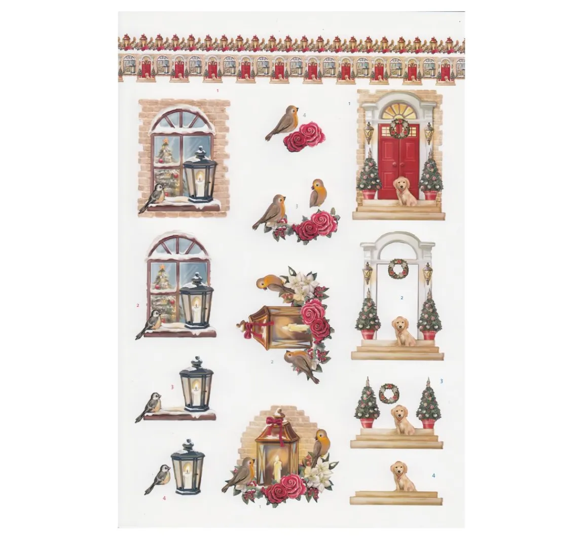 Online FINDit 3D-Stanzbogenbuch "White Christmas Feelings"