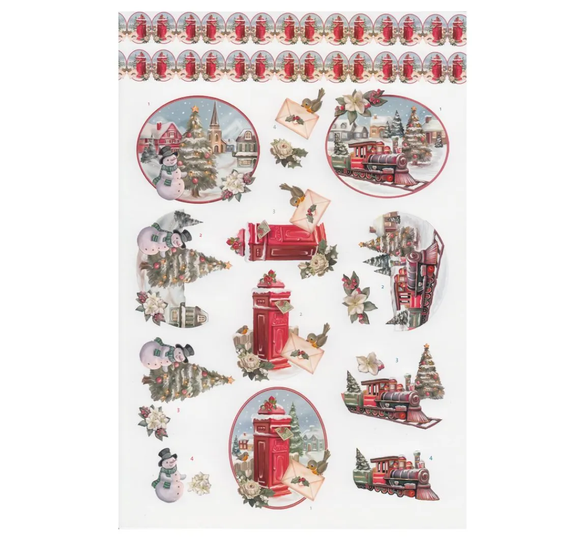 Online FINDit 3D-Stanzbogenbuch "White Christmas Feelings"