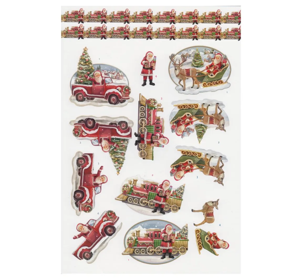 Online FINDit 3D-Stanzbogenbuch "White Christmas Feelings"