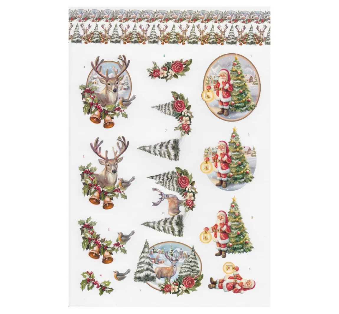 Online FINDit 3D-Stanzbogenbuch "White Christmas Feelings"