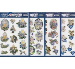 Best FINDit 3D-Stanzbogen-Set "A perfect Christmas"