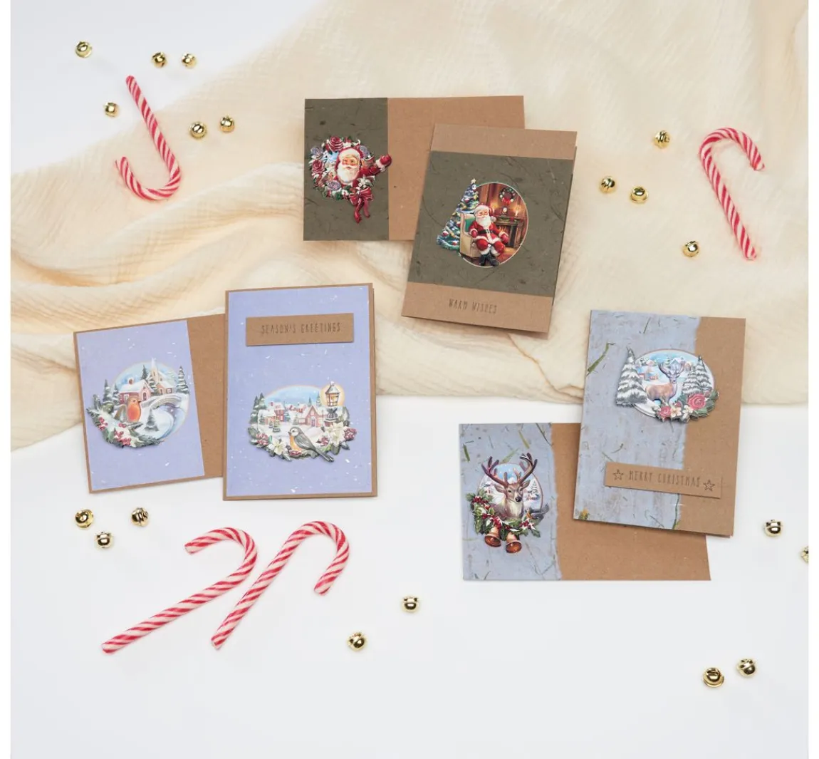 FINDit 3D-Stanzbogen-Set "From Santa with love"