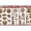 Clearance FINDit 3D-Stanzbogen-Set "History of Christmas"