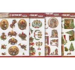 Clearance FINDit 3D-Stanzbogen-Set "History of Christmas"