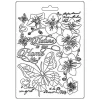 Sale Stamperia 3D-Texturform "Orchidee & Schmetterling"