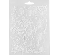 Sale Stamperia 3D-Texturform "Orchidee & Schmetterling"
