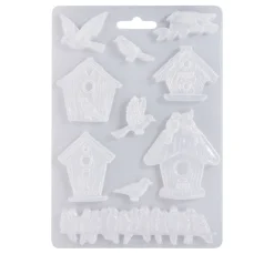 Discount Stamperia 3D-Texturmatte "Garden - Nistkasten"