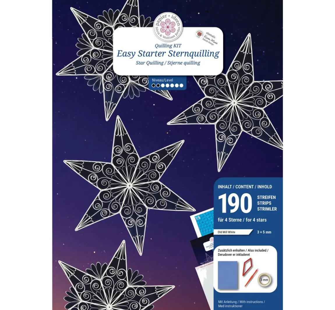 Clearance papier+ideen Easy Starter Quilling-Set "Stars"