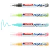 Clearance edding 5100 Acrylic "Acrylmarker - Pastell", Mittel, 5er-Set