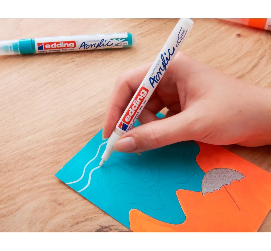edding 5300 Acrylic "Acrylmarker - Basic", 5er-Set